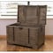Vintiquewise Old Fashioned Large Natural Wood Storage Trunk and Coffee Table QI003414L - alternate 3